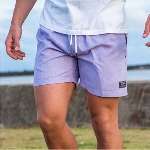 Wowie - OG Casual Aztec Weave Short, 5" Inseam - Lavender, Size M